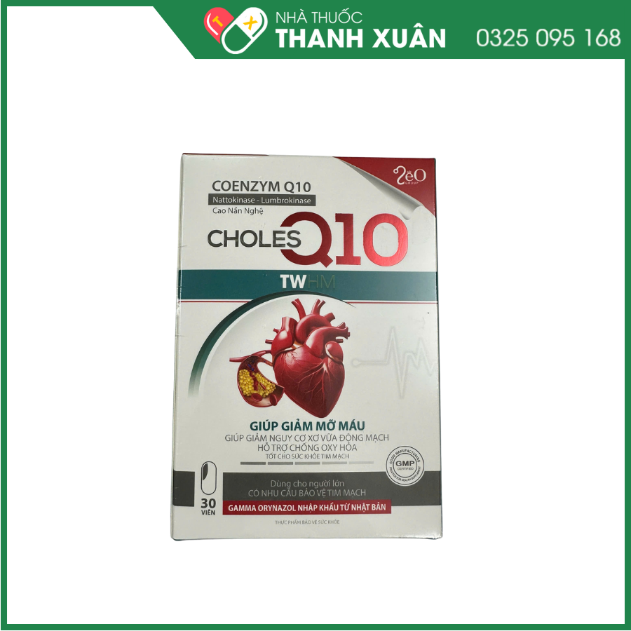 Choles Q10 giúp hỗ trợ giảm mỡ máu, nguy cơ xơ vữa động mạch